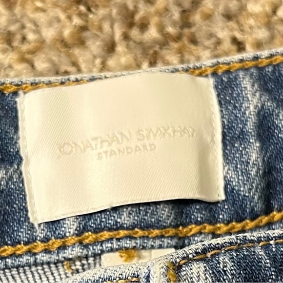 Jonathan Simkhai Two-Tone Ankle Jeans - Picture 7 of 14